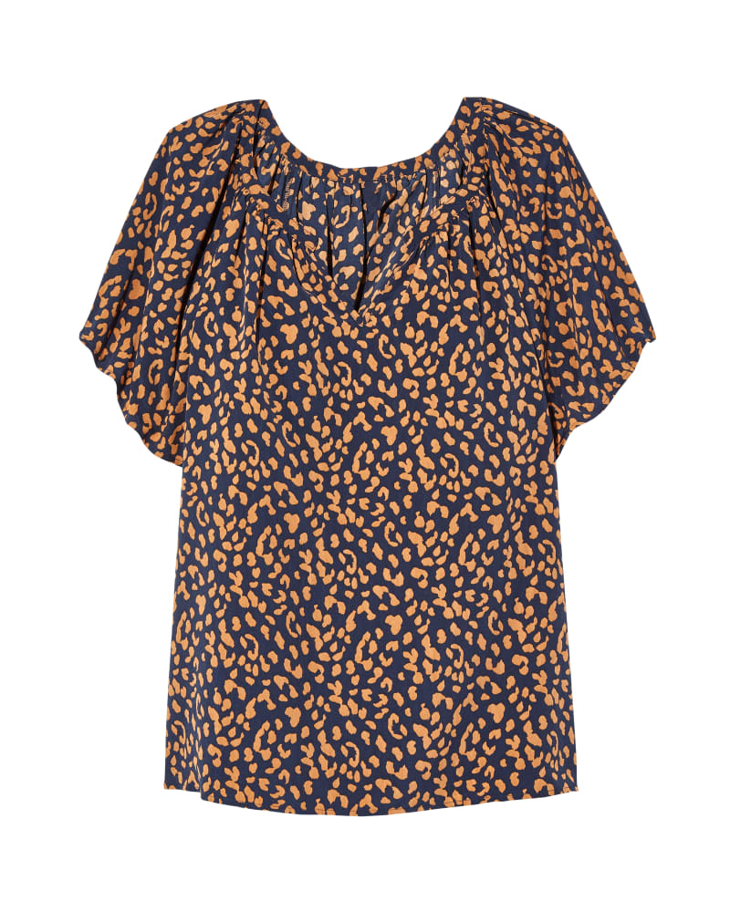 Front of plus size Martina Flutter Sleeve Blouse by Downing Studio | Dia&Co | dia_product_style_image_id:130231